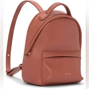 Matt & Nat Loom Mini Backpack Rose Gold